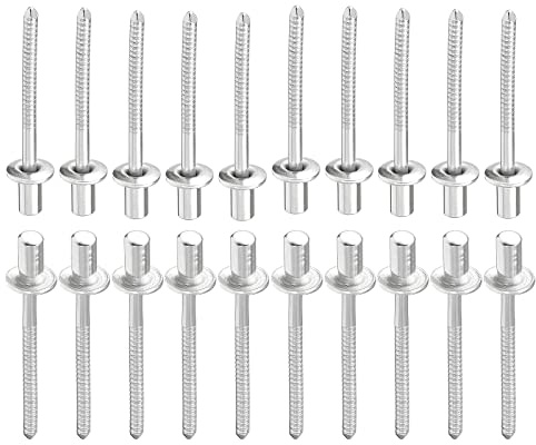 DTGN 25Pack Blindnieten 4mm x 8mm DxL 304 Edelstahl Kuppel Geschlossen Ende | Gut für Maschine Verbindung
