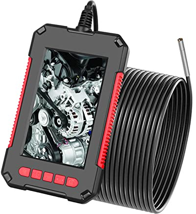 SIUKE Endoscopio,P40 Telecamera di ispezione per boroscopio per endoscopio industriale portatile palmare IP67 Impermeabile 3,9 mm Lente incorporata 6 pezzi LED regolabili con schermo di visualizzazion