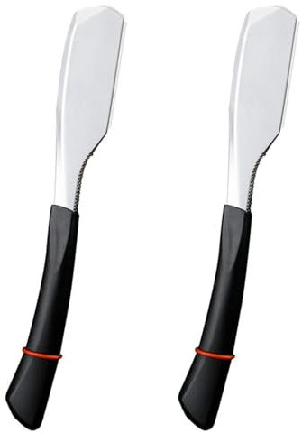 Lckiioy 2X Rasier Messer Stick für Männer Frauen Friseur Rasier Messer Klingen Spring Design Bart Gesicht Achsel Körper