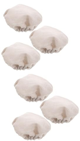 PRETYZOOM 6pcs Sourdough Bread Proofing Cover Jar Cloth Lid Wide Application for Home Tea Shop Jar Lids Multipurpose Storage Bottle Covers