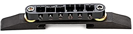 Verchromte Verstellbare Palisander Basisbrücke Saitenhalter Für Jazzgitarre Roller Sattelbrücke Für Archtop Jazzgitarre