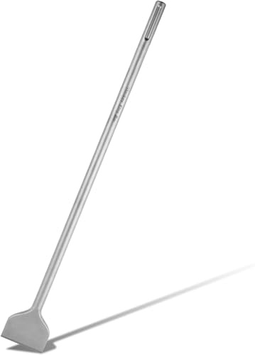 Monkey King Bar SDS MAX Wide Chisel 75x400MM,Carbon Steel, for Rotary Hammer Drill, Demolition Hammer,Used for conecrete,Bricks,Masonry,Granite,Compatible