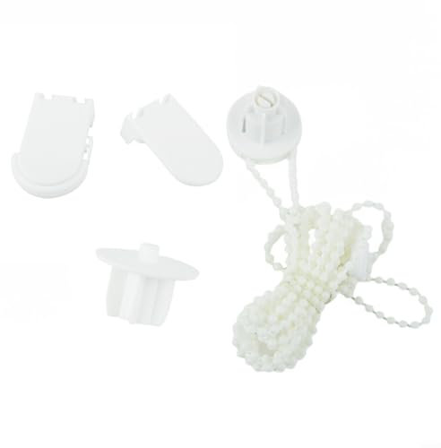 HomeVortex 25 mm Window Roller Blind Fittings Kit With Brackets Chain Spares Set Blind Parts Replacement System For Home Office Hotel Indoor Outdoor Installation