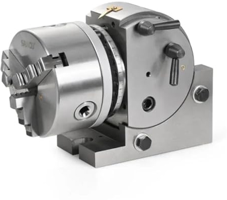 XNYXLPP Cabezal Divisor Universal Comercial, Cabezal Divisor Profesional de fresadora Vertical y Horizontal CNC, Simple y rápido (6inch)