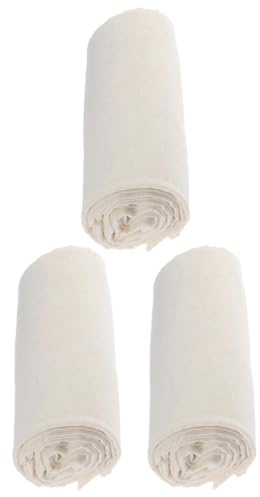 FOMIYES Paño de Filtro de Algodón para Cocina 3 Piezas 100x90 Cm Tela de Muselina Reutilizable para Colar Queso, Yogur y Tofu, Filtro de Cocina Multiusos para Preparación de Alimentos