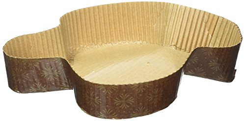 Decora, 0320170 5 Taubenformen à 100 g, aus Reiner Zellulose-Hartpapier, Hitzebeständig bis 200 °C, Ideal für die Herstellung Einer Taube zu Hause, Hergestellt in Italien.