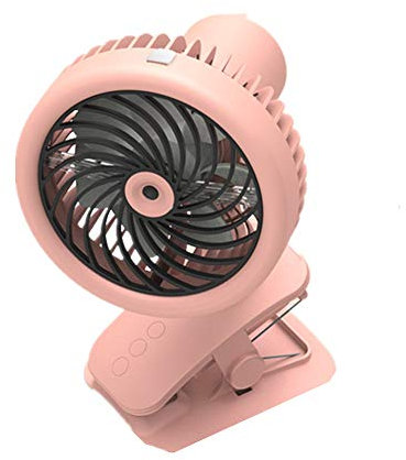 zhppac Ventilador Portatil Ventilador Agua Pulverizada Ventilador DE LA Mano Ventilador de nebulización portátil Portátil USB Ventilador Pink