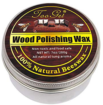 TooGet Wood Seasoning Bienenwachs Möbelpolitur & Restaurierungspflege Bienenwachs, Anzug für Holz & Möbel, Bambus, Holzoberflächen, Holzpoliturschutz - 200g