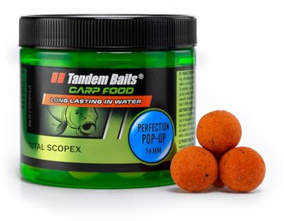 Tandem Baits Karpfen Futter Angelfutter Pop Ups Boilies Zig Rig Chod Rig Hakenköder Carp Food Perfection Pop-Up 16 mm 70 g
