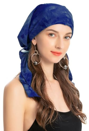 ZLYC Damen Chemo Turban Mütze Vorgebundenes Kopftuch Headwraps Leichte Hut | Leicht Atmungsaktiv