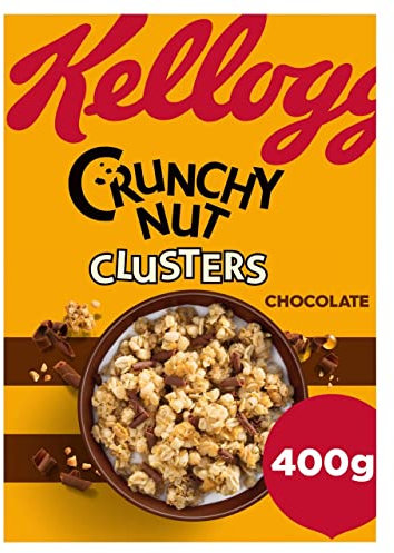 Kellogg's Crunchy Nut Chocolate Clusters, 400g