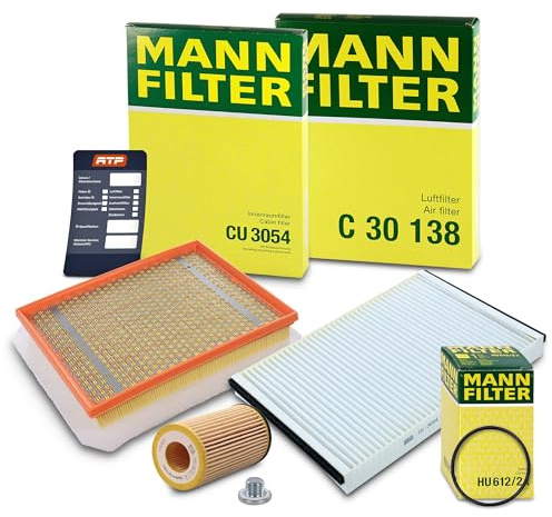 MANN-FILTER Inspektionspaket Filterset 1x Ölfilter, 1x Luftfilter, 1x | Kompatibel mit: OPEL ASTRA H, ASTRA H Caravan, ASTRA H GTC, ASTRA H TwinTop