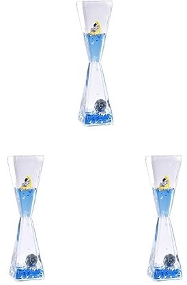 Lot de 3 sabliers mystérieux pour décompression liquide