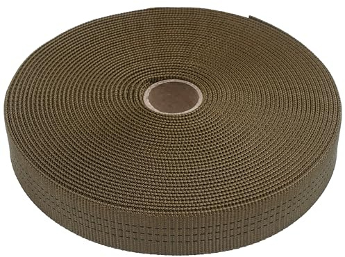GM CLIMBING 2,5 cm langes Nylon-Gurtband, UIAA-zertifiziert, 1814 kg, strapazierfähig für Kletter, Rettungsseil, funktioniert Überleben, Outdoor, allgemeine Zwecke, 2,5 cm x 9,2 m, 9,1 m