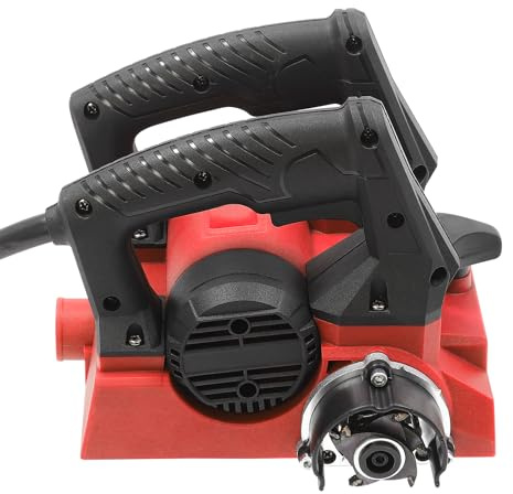 Cepilladora eléctrica de pared, 1300 W, cepilladora portátil con cable, hasta 4 mm de profundidad de tensión, para palas de masilla, lechada de cal, pintura, paredes de estuco