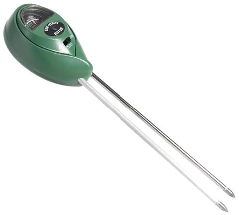 Yonuaret Misuratore di umidità del terreno | Igrometro rivelatore di illuminamento del tester di pH rapido e accurato | da giardinaggio Misuratore di terreno 3 in 1 per professionisti principianti