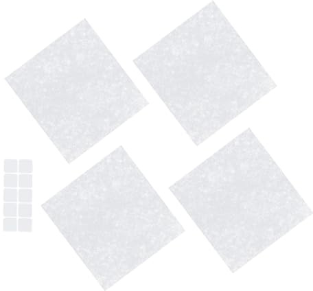 HONITANO 4pcs Range Hood Filter Paper Cover Non-woven Fabric Oil Absorbing Stickers Kitchen Anti-oil Protection for Household and Restaurant Use