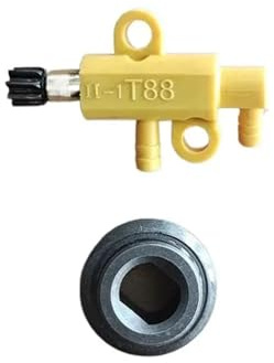 Schnecke & Öl for 40V Akku-Kettensäge Bürstenlose Kettensäge Teile T(Worm And Oil Pump)