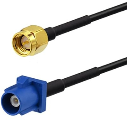 Cavo Adattatore Antenna GPS Auto, Adattatore Fakra C a SMA, Connettore SMA Maschio a Fakra C Femmina, Cavo Coassiale RG174 per Autoradio, Navigatore GPS, Tracker Veicoli, Sistemi Stereo, 15 CM