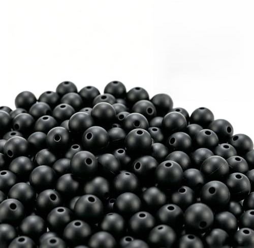 Kexayo 250 Stück 5mm Gummiperlen Angeln, Weiche PE-Material Ultraleichte Angelperlen, Pufferperlen für Karpfenangeln, Stopper Perlen Gummi, Gummistopper Universelles Angelzubehör