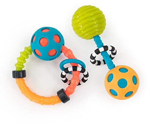 Sassy My First Bend & Flex Rattle Set – 2 stycken – för åldrar 0+ månader