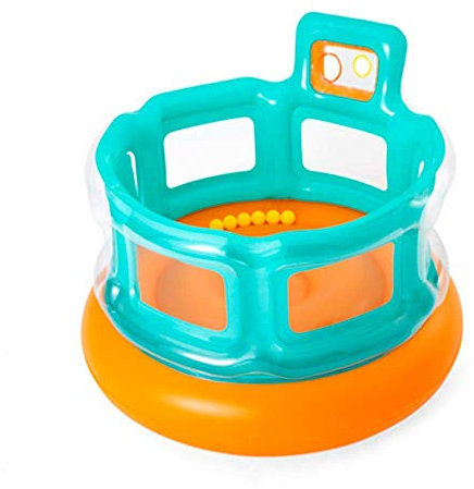 Bestway Hops 'N Hoops™ Hüpfburg 152 x 152 x 117 cm, Blau