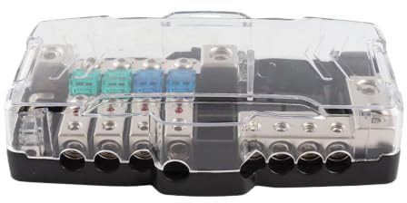 ANL Sicherungshalter, Auto(Audio)-Sicherungen, 4-Wege, 0/4GA, 30A, 60A, 100A, Verteilerblöcke, für Auto-Sound, Elektronik, Zubehör