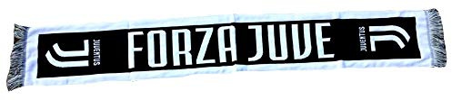 JUVENTUS Sciarpa Juve Ufficiale BIANCONERI Jaquard in Acrilico SCJJUFORZANE