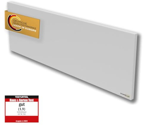 SCHMIDBAUER® Infrarotheizung Concept 550 Watt - inkl. Montagezubehör - Wand/Deckenhalterung - deutsche Qualitätsmarke - Überhitzungsschutz