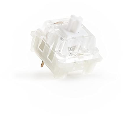 DucKey Interruptor KTT Kang White V3, Interruptor Lineal 3Pin 45g MX Switch For Teclado Mecánico Personalizado For Juegos (Size : 70PCS)