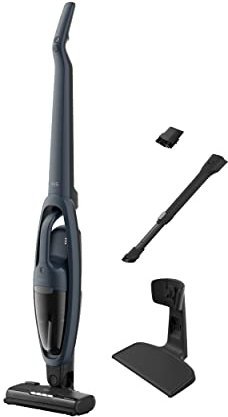 nomía de 50 min, Tecnología Cyclonic, Depósito de 0,3 L, Cepillo con Luces LED, Parking Vertical, Aspirador Escoba y Mano, Azul
