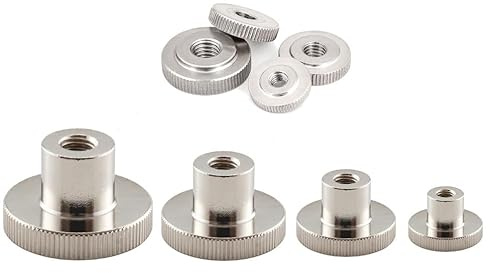 Rändelmutter hohe flache Form DIN 466 467 Stahl verzinkt M3 M4 M5 M6 M8 M10 (1 5 10 25 Stück) (10, M4 (hohe Form))