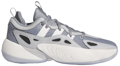 adidas Unisex TRAE Unlimited Basketball-Schuhe, Grey Three/Grey Two/Cloud White, 47 1/3 EU