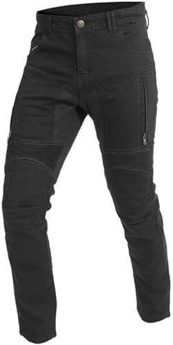 Trilobite Parado Doublelayer Slim Motorcykel Jeans, schwarz, 38/32