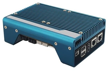 MNBOXCONET Mini PC N305 PCIe x 8 Slot, Micro Desktop Computer Büro Firewall Router DIY Appliance, DDR5 Barebone, 2 x i226V 2.5GbE LAN