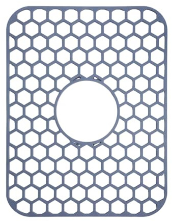Generico Tappetini in Silicone per Lavello | Tappetino Antiscivolo per Fondo Vasca | Protezione per Stoviglie e Piatti Rivestimento Vasca Stile Rurale per Porcellana Acciaio Inox Bagno Casa