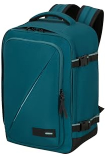 American Tourister Take2Cabin - Bagaglio a mano Underseat (40 x 25 x 20 cm - 24 L - 0,50 kg) - Borsa da cabina, Zaino aereo S Underseat, Turchese (Totally Teal)