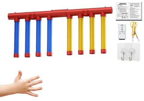 Reaktionsstäbe, Hand-Auge-Koordination Interaktive Spielzeuge, Stäbchen Handgeschwindigkeit Herausforderung Spiel, Für Familien, Athleten, Kinder, Erwachsene, Zuhause, Outdoor, Bewegung, Bildung