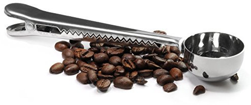 YOUZiNGS Cuillère doseuse à café avec pince en acier inoxydable pour expresso, café, etc.