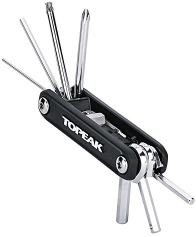 Topeak x-Tool+, Klappwerkzeug, 11 Funktionen, ohne Tasche, Schwarz