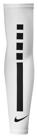 Nike Unisex's PRO Elite Sleeve 2.0, White/Black, S/M