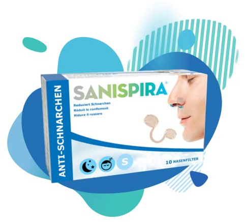 SANISPIRA Anti-snarkning näsfilter | Ditt snarkstopp för vilsam nätter | lugnar nässlemhinnorna | med eteriska oljor i tallkäken | 10 stycken | storlek L