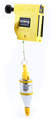 New Lon0167 4.2M Length Featured Yellow Silver Tone reliable efficacy Leveling Device Magnetic Plumb Setter(id:e39 cb e8 b59)