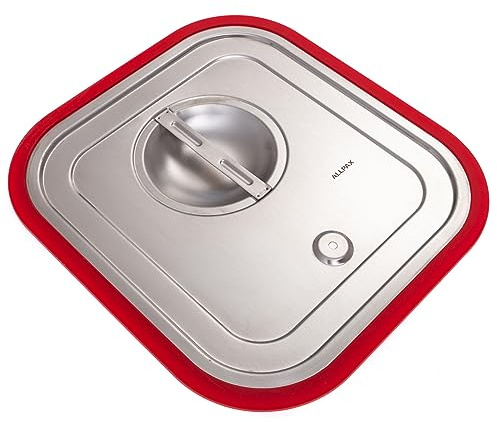 GN-Deckel 2/3 mit Silikon-Dichtung - mit Loch zur Rückbelüftung - spülmaschinenfest - Hitzebeständig bis 200°C