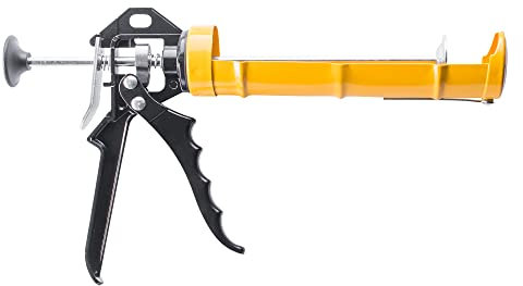 Hardy Working Tools – Pistola per cartucce standard 280-310 ml, Serie 14 – Pistola in acciaio per silicone, mastice e giunzioni