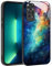 YUXING Cover per Xiaomi Redmi Note 11 4G / Redmi Note 11S 4G - Abstact Art Geometry Pattern Antigraffio Vetro Back Cover, Custodia Antiurto Antiscivolo Sottile (Starry Sky)