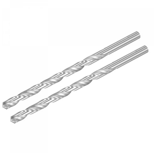 TA-VIGOR 2Pcs 10mm Extra Long Twist Drill Bits 200mm HSS Straight Shank | High Speed Steel Spiral Drill Bits for Wood, Metal, Aluminium and Plastic