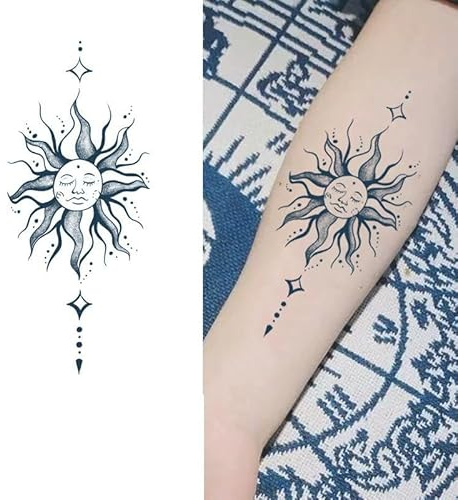 2 Pieces Of Juice Sun Temporary Tattoo Fake Tattoo Stickers Herbal Waterproof And Long-Lasting Non-Reflective For Women'S Wrists Lasting For Two Weeks