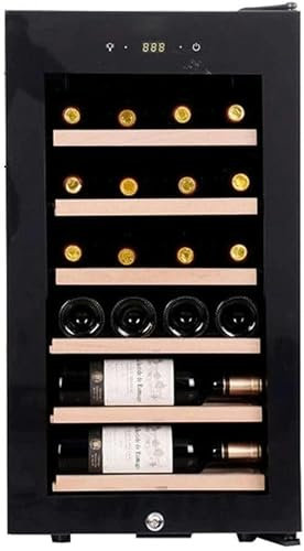 QPZMALSKY Vetro Refrigeratore di Vino in Legno Massiccio, Vino A Temperatura Costante Compressore Domestico, Frigorifero Indipendente