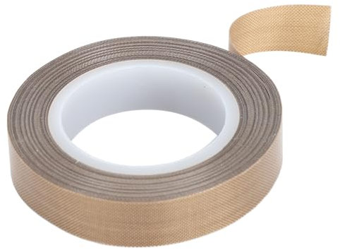 Hitzepressband, Hochtemperaturband PTFE 32,8 Fuß Glasfaserband mit Hoher Isolierung für Vakuumierer (0,18 * 13mm)